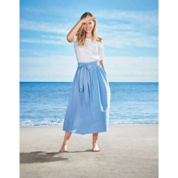 Vineyard Vines for Target Striped Midi Skirt - Picture 3 of 3